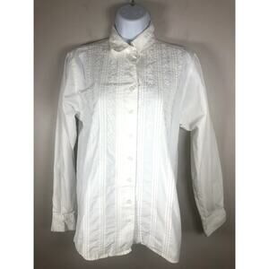 Wrangler Silver Lake Women's Button Down Shirt Size XS Long Sleeve